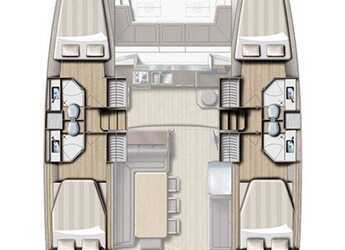 Alquilar catamarán en Volos - Bali 4.3 - 4 + 2 cab.