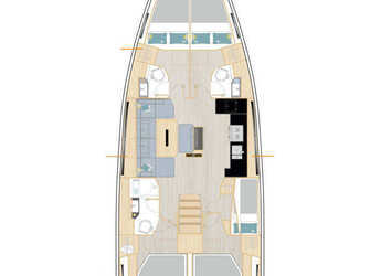 Rent a sailboat in Marina Kastela - Hanse 510 - 5 + 1 cab.