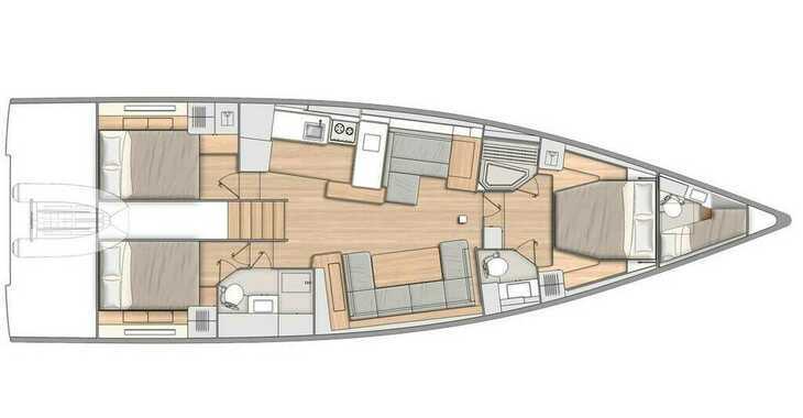 Chartern Sie segelboot in Marina Frapa - Oceanis Yacht 54