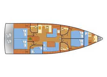 Louer voilier à Marina Frapa - Oceanis 51.1