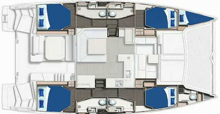 Rent a catamaran in Rodney Bay Marina - Sunsail 454L (Premium Plus)