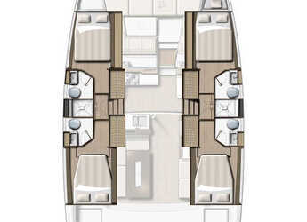 Alquilar catamarán en Marina Kastela - Bali 4.2 - 4 + 1 cab.