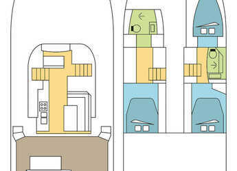 Louer catamaran à moteur à Marina Costa Baja - Fountaine Pajot MY 37 - 3 cab.