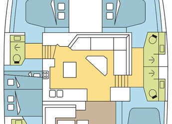 Louer catamaran à Marina Costa Baja - Fountaine Pajot Saona 47 Quintet - 5 + 1 cab.