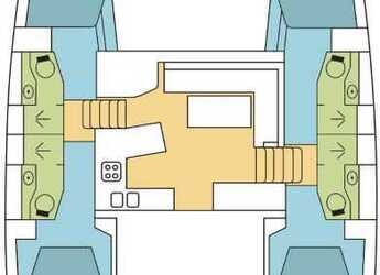 Louer catamaran à Marina Costa Baja - Lagoon 450 F - 4 + 2 cab.