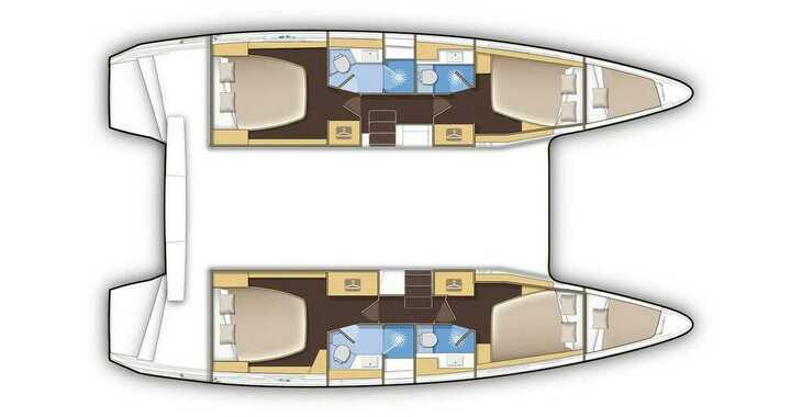 Rent a catamaran in ACI Marina Skradin  - Lagoon 42 A/C & GEN & WM