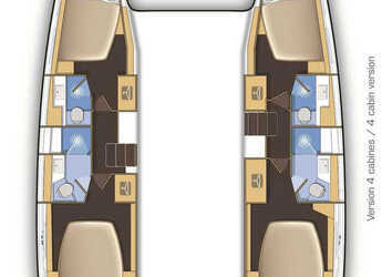 Rent a catamaran in Salamis Yachting Club - Lagoon 42 - 4 + 2 cab.