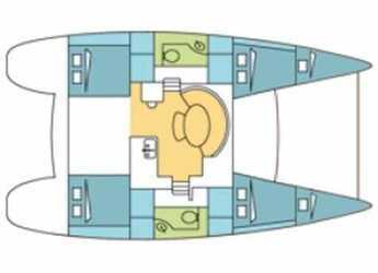 Louer catamaran à Punta Nuraghe - Lagoon 380(12)