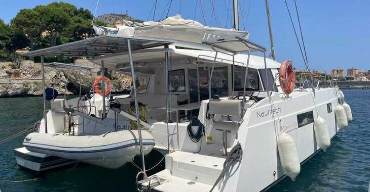 Louer catamaran à Marina di Villa Igiea - Nautitech 40 Open -A/C (shore power only) - WM (12V- 60L/H)