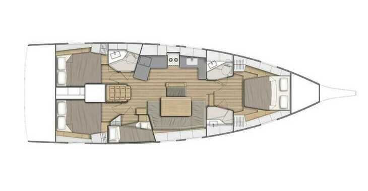 Rent a sailboat in Marina Cala de Medici - Oceanis 46.1 (bunk cab)