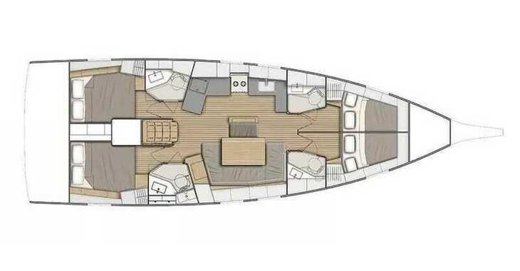 Louer voilier à Marina di Portorosa - Oceanis 46.1 (4 cab)