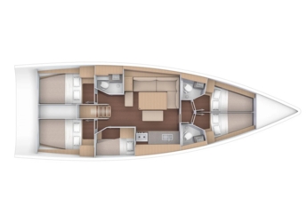 Rent a sailboat in Punat - Dufour 460 GL - 5 cab.