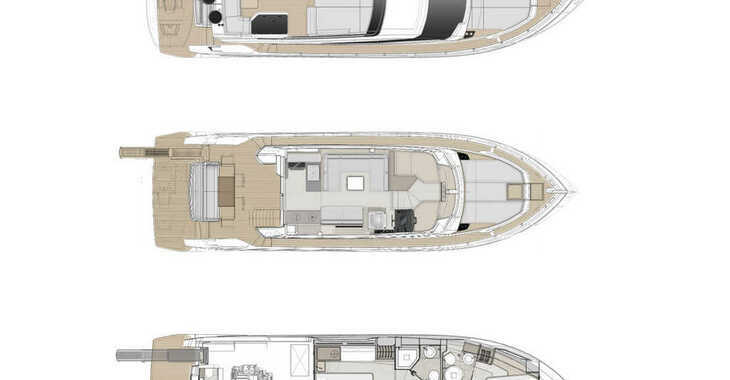 Louer yacht à Marina Sukosan (D-Marin Dalmacija) - Ferretti 500