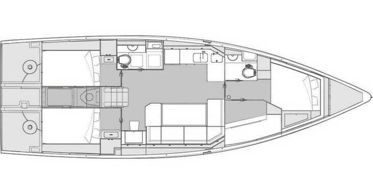 Louer voilier à SCT Marina Trogir - Elan Impression 43