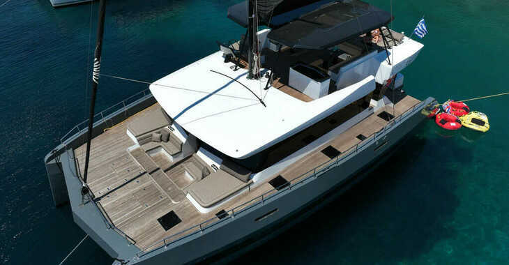 Rent a catamaran in Paros Marina - Moon Yacht 60 