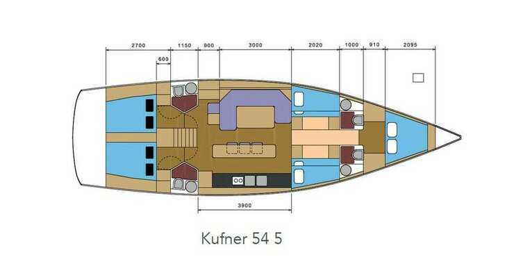 Rent a sailboat in Albatros Marina - D&D Kufner 54 Exclusive