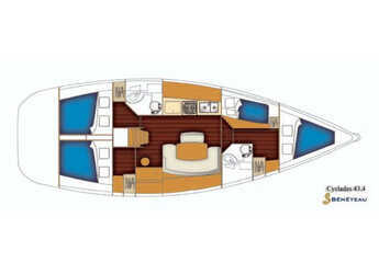 Alquilar velero en Nikiti - Cyclades 43.4