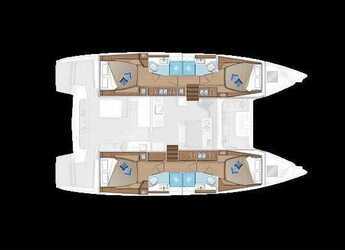 Rent a catamaran in Lefkas Marina - Lagoon 46