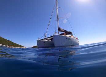 Chartern Sie katamaran in Marina Gouvia - Lagoon 450  Flybridge
