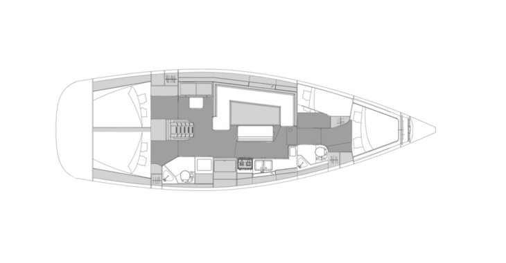 Rent a sailboat in Marina Tankerkomerc - Elan Impression 45.1