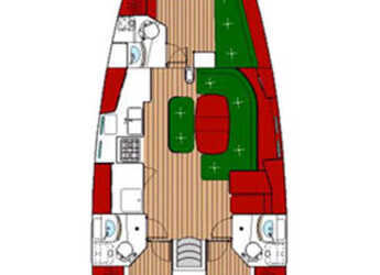 Rent a sailboat in Flisvos  Marina - Oceanis Clipper 423 - 3 cab.