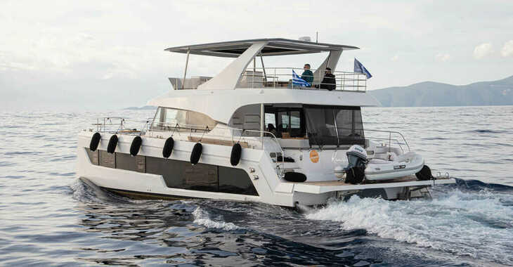 Rent a power catamaran in D-Marin Lefkas Marina - Aventura 50 - 4 + 1 cab.