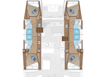Rent a catamaran in D-Marin Marina Lefkas - Lagoon 46 - 4 + 2 cab.