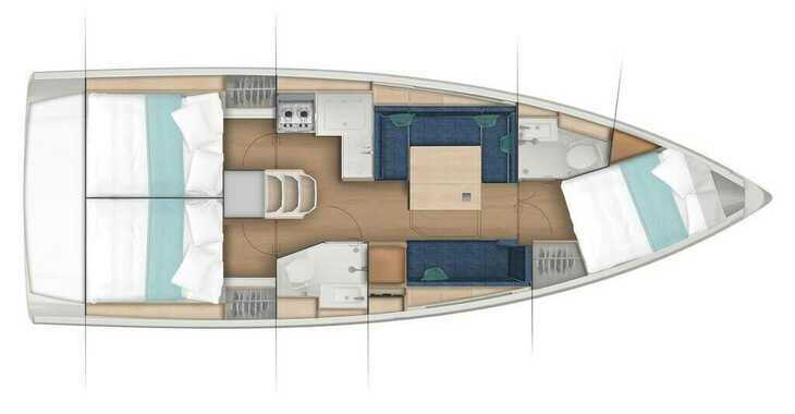 Louer voilier à Split (ACI Marina) - Sun Odyssey 380