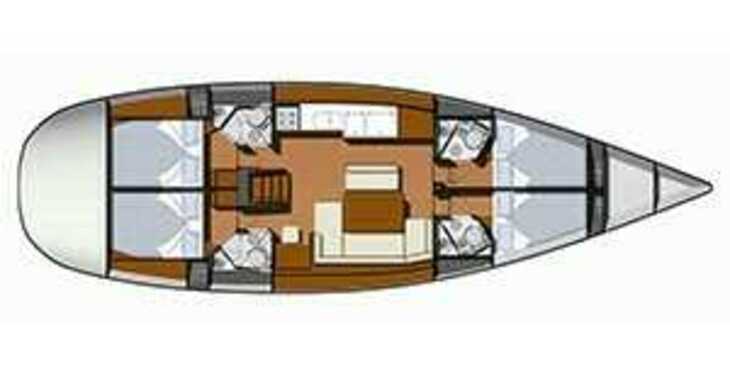 Chartern Sie segelboot in Kavala - Marina Perigialiou - Sun Odyssey 49