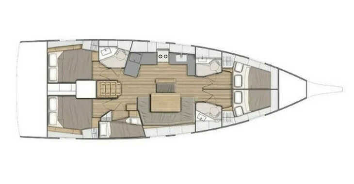 Louer voilier à Split (ACI Marina) - Oceanis 46.1