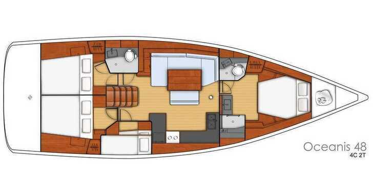 Rent a sailboat in Ibiza Magna - Oceanis 48