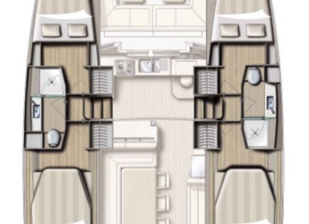 Rent a catamaran in Marina di Portisco - Bali 4.2 - 4 + 1 cab.