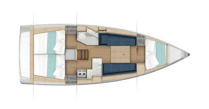 Rent a sailboat in ACI Marina Dubrovnik - Sun Odyssey 350