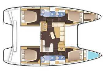 Rent a catamaran in D-Marin Marina Lefkas - Lagoon 42 (1 single bow cabin)