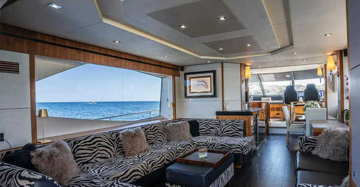 Rent a yacht in Marina Mandalina - Sunseeker Manhattan 73