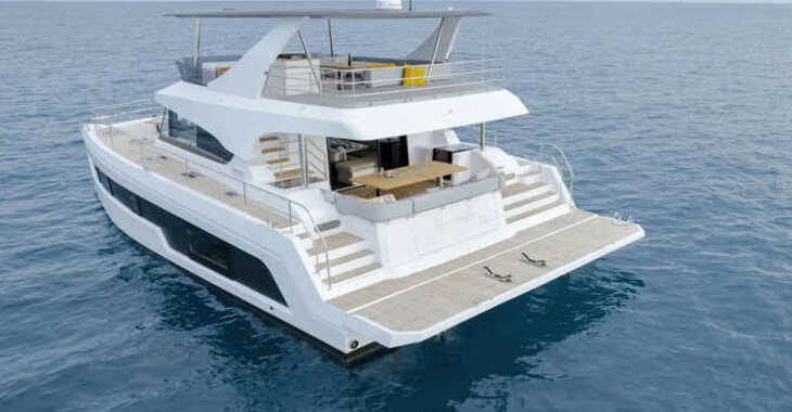 Rent a power catamaran  in Alimos Marina - Aventura 50
