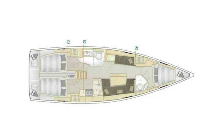 Louer voilier à Marina Frapa - Hanse 418