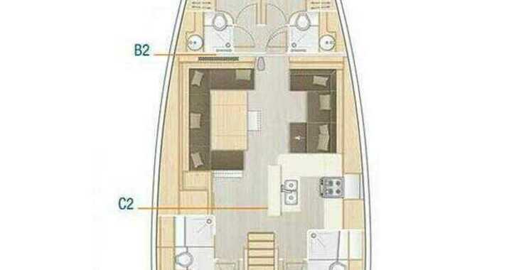 Chartern Sie segelboot in Marina Frapa - Hanse 588 - 4 + 1 cab.