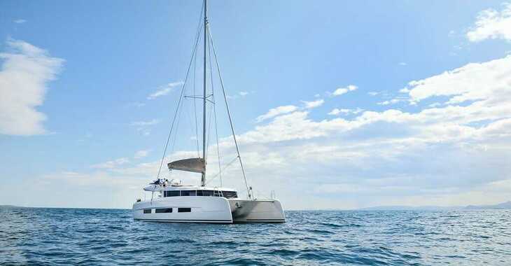 Rent a catamaran in Alimos Marina - Dufour 48