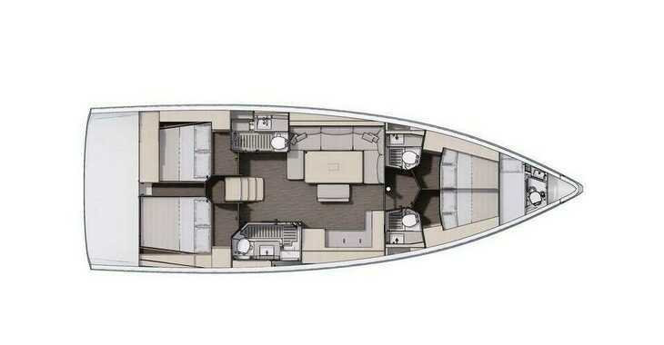 Rent a sailboat in Rhodes Marina - Dufour 470 (4+1)