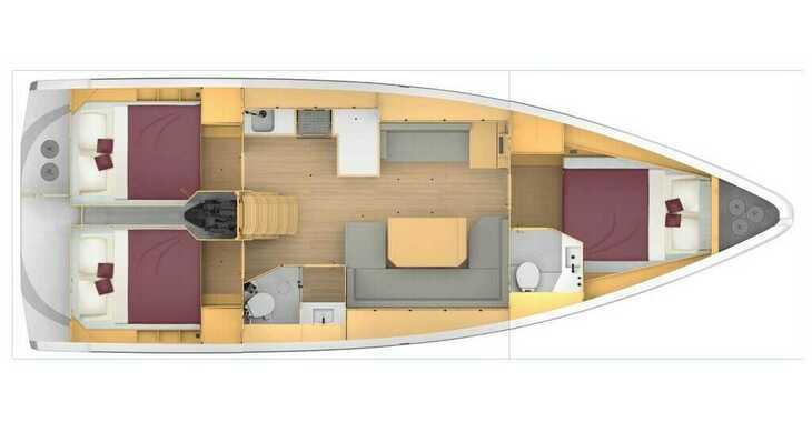 Louer voilier à Yes marina - Bavaria C42
