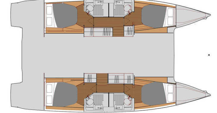 Rent a catamaran in ACI Marina Skradin  - Astréa 42