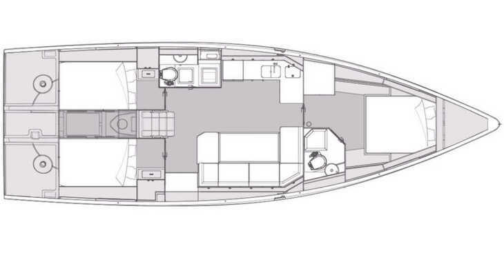 Louer voilier à ACI Marina Slano - Elan 43