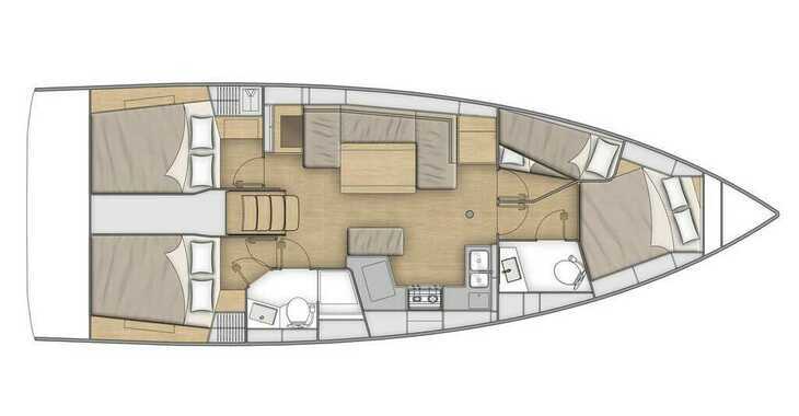 Louer voilier à Netsel Marina - Oceanis 40.1