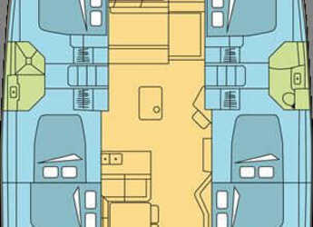 Noleggiare catamaran in Marina Uturoa - Bali 5.4 - 6 + 2 cab.