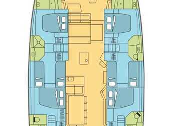 Chartern Sie katamaran in Marina Uturoa - Bali 5.4 - 6 + 2 cab.