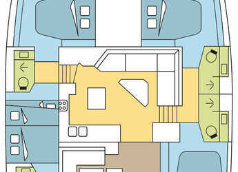 Noleggiare catamaran in Jolly Harbour Marina - Fountaine Pajot Saona 47 Quintet - 5 + 1 cab.