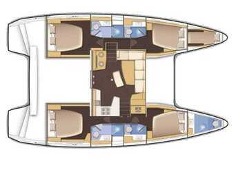 Rent a catamaran in Piso Livadi - Lagoon 42 (4 dbl / 1 single )