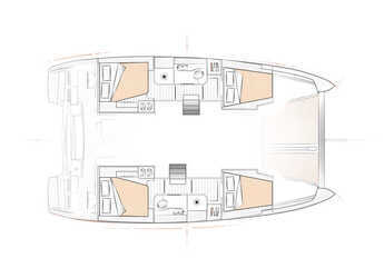 Noleggiare catamaran in Marina Tankerkomerc - Excess 12