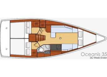 Chartern Sie segelboot in Netsel Marina - Oceanis 35